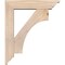 Ekena Millwork Westlake Traditional Smooth Bracket w/ Offset Brace, Douglas Fir, 5 1/2"W x 22"D x 26"H BKT0604X22X26WTL01SDF - alternate 4